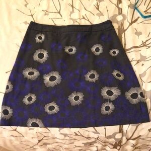 Boden Sunburst Embroidered A-Line Skirt